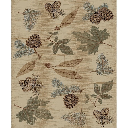 Mayberry Rug 2 ft. 3 in. x 3 ft. 3 in. Hearthside Autumn Area Rug, Multi Color HS7821 2X3